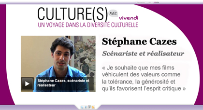 Culture(s) avec Vivendi : nouvelle interview avec Stéphane Cazes, scénariste et réalisateur d’Ombline