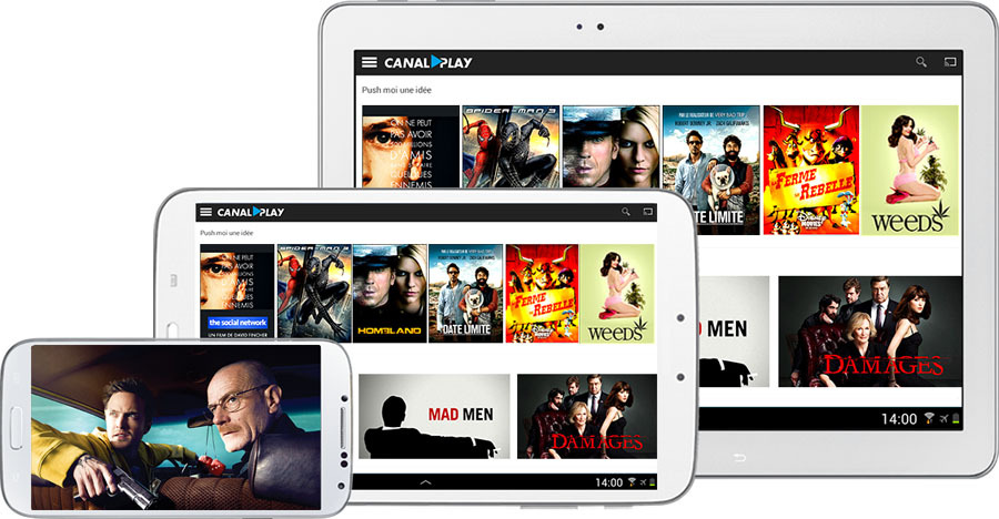 Groupe Canal+ : Canalplay sur mobile !