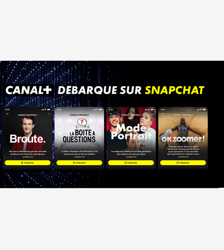 Image Canal+ débarque sur Snapchat