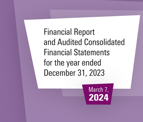 Financial Report and Audited Consolidated Financial Statements for the year ended December 31, 2023