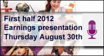 First half 2012 earnings presentation