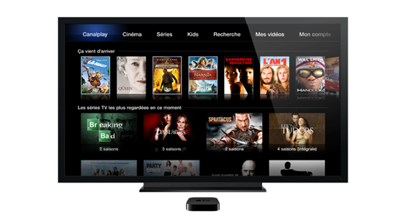 CanalPlay Infinity, seule offre de VOD illimité sur Apple TV