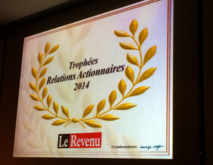Vivendi awarded Silver Trophy for the best website by French weekly Le Revenu