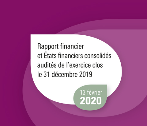 Template Rapport financier et Etats financiers condensés - 31 Décembre 2019