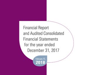 Financial Report and Audited Consolidated Financial Statements the year ended December 31, 2017