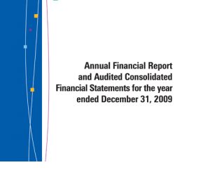 Financial Report & Audited Consolidated Financial Statements for the Year Ended December 31, 2009