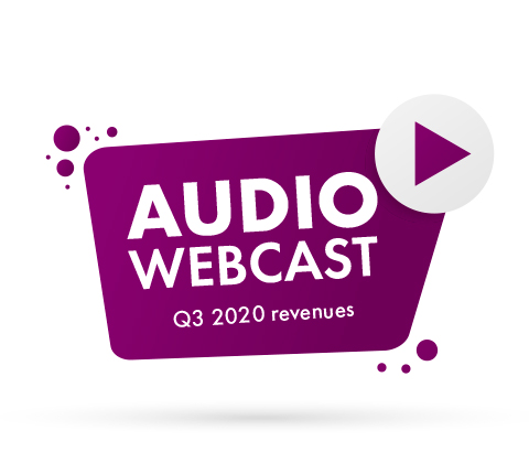 Audio webcast – Q3 2020 revenues