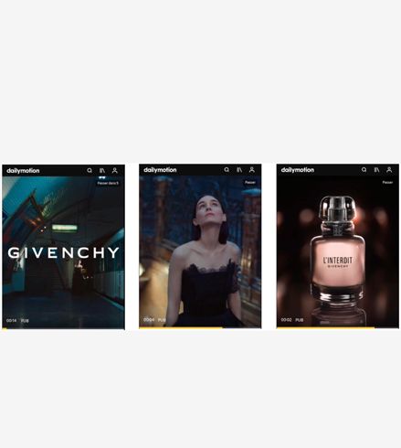 Campagne Givenchy sur Dailymotion