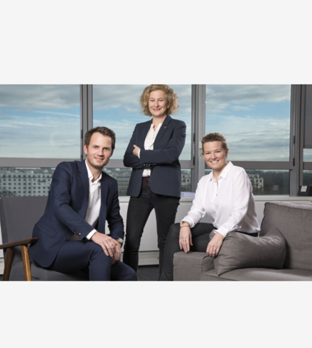 Nicolas Jeffs, Head of e-retail, Fanny Ruph, directrice numérique d’Editis , Nathalie Bajeux,  directrice générale de Havas Market