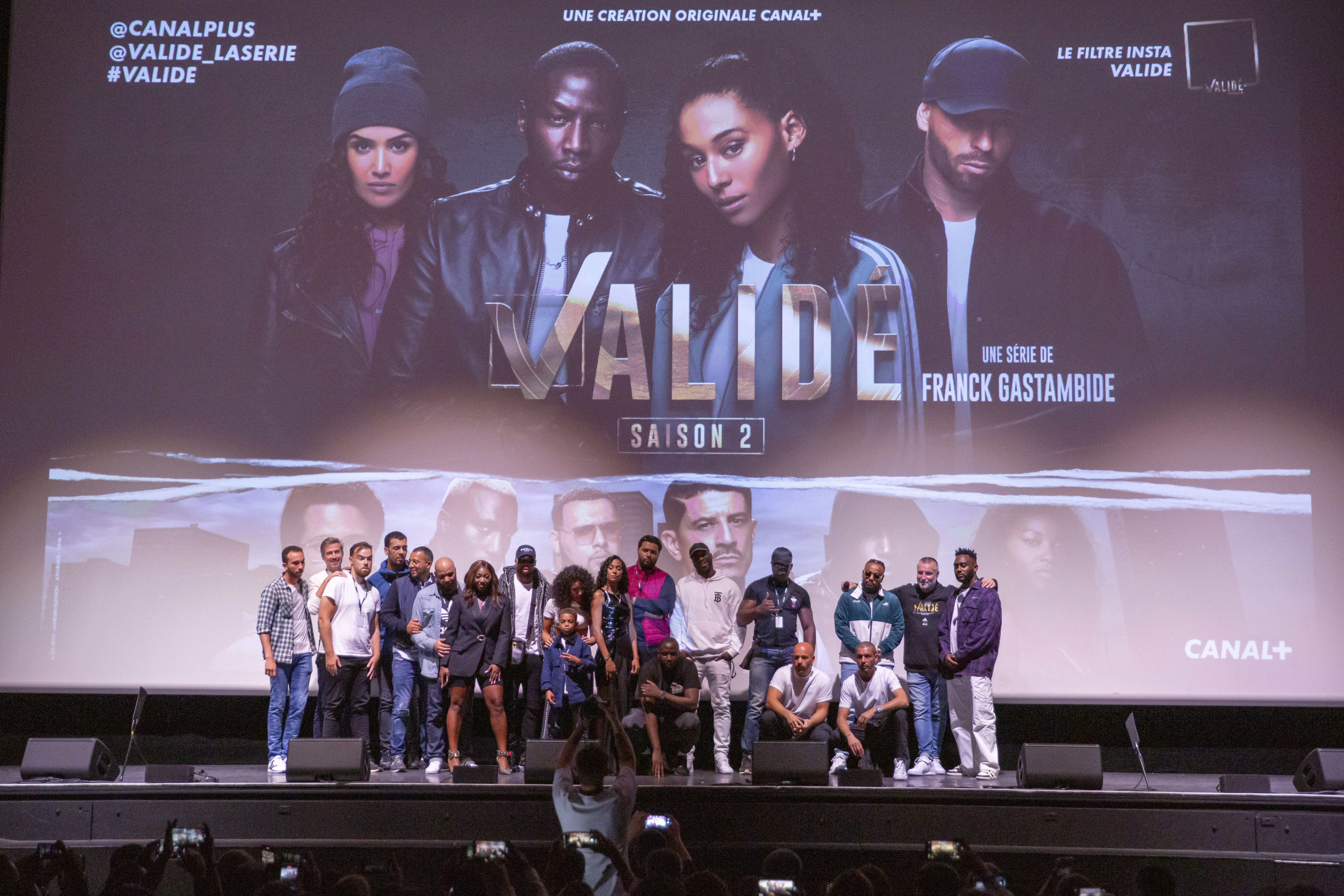 Casting de la saison 2 de "Validé" sur la scène de l'Olympia