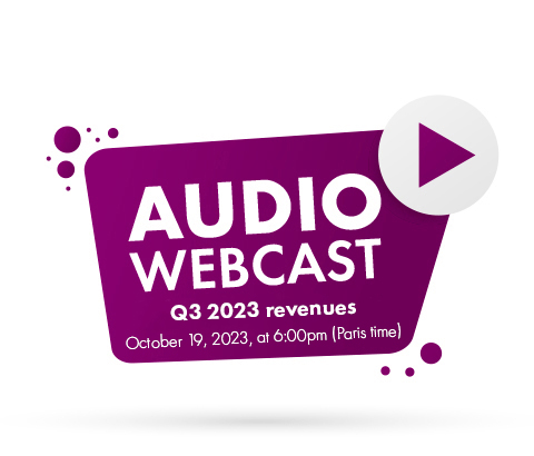 Audio webcast – Q3 2023 revenues