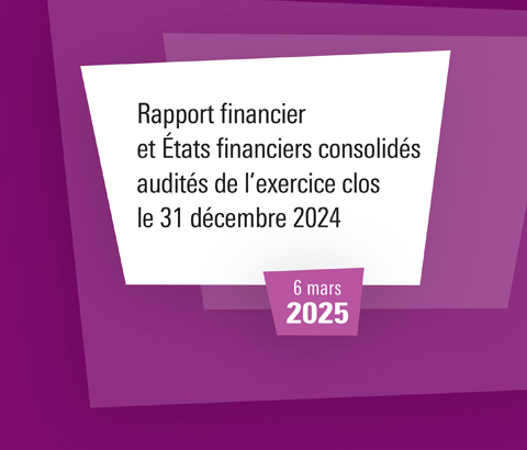 Rapport financier et Etats financiers consolidés audités de l’exercice clos le 31 décembre 2024